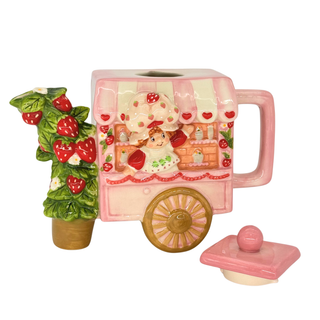 Blue Sky Clayworks: Teacart Teapot sparkle-castle