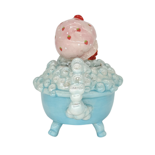 Blue Sky Clayworks: Tea Time Bath Time Teapot sparkle-castle