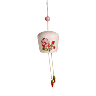 Blue Sky Clayworks: Strawberry Shortcake Naturally Simple Wind Chime sparkle-castle