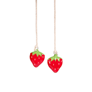 Blue Sky Clayworks: Strawberry Shortcake Naturally Simple Wind Chime sparkle-castle