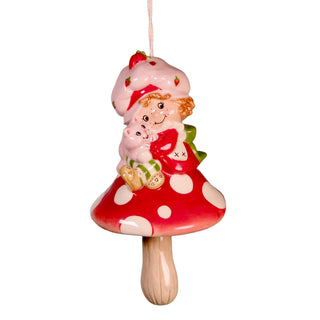 Blue Sky Clayworks: Strawberry Shortcake and Custard Wind Chime sparkle-castle