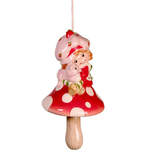 Blue Sky Clayworks: Strawberry Shortcake and Custard Wind Chime sparkle-castle