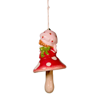 Blue Sky Clayworks: Strawberry Shortcake and Custard Wind Chime sparkle-castle