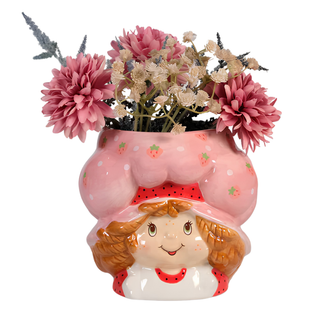 Blue Sky Clayworks: Strawberry Shortcake Figural Planter sparkle-castle