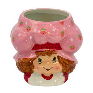 Blue Sky Clayworks: Strawberry Shortcake Figural Planter sparkle-castle