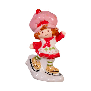 Blue Sky Clayworks: Strawberry Shortcake Skating Figurine sparkle-castle