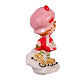 Blue Sky Clayworks: Strawberry Shortcake Skating Figurine sparkle-castle