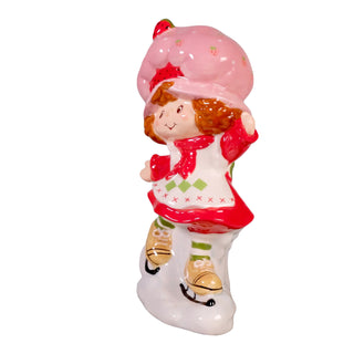 Blue Sky Clayworks: Strawberry Shortcake Skating Figurine sparkle-castle