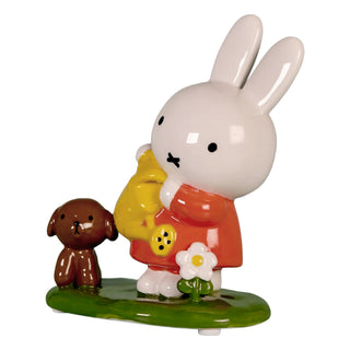 Blue Sky Clayworks: Miffy Growing Daisy Figurine sparkle-castle