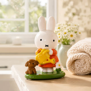 Blue Sky Clayworks: Miffy Growing Daisy Figurine sparkle-castle