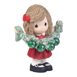 Precious Moments: Girl With Dated 2025 Ornament Strand Figurine sparkle-castle