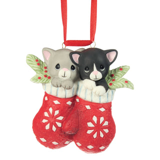 Precious Moments: Kittens In Mittens Hanging Ornament sparkle-castle