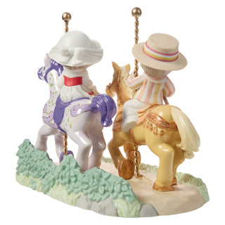 Precious Moments Disney Showcase: Mary Poppins and Bert on Carousel Horses Limited Edition Figurine sparkle-castle