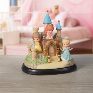 Precious Moments Disney Showcase: Disney Princess Castle Musical Figurine sparkle-castle