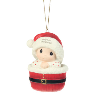 Precious Moments: Baby 1st Christmas Hanging Ornament sparkle-castle