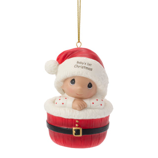 Precious Moments: Baby 1st Christmas Medium Skin Hanging Ornament sparkle-castle