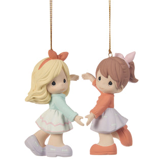 Precious Moments: Two Friends Hanging Ornaments, Set of 2 sparkle-castle