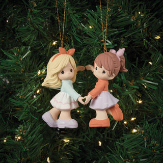 Precious Moments: Two Friends Hanging Ornaments, Set of 2 sparkle-castle
