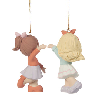 Precious Moments: Two Friends Hanging Ornaments, Set of 2 sparkle-castle
