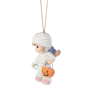 Precious Moments: Halloween Girl Mummy Trick-or-Treater Hanging Ornament