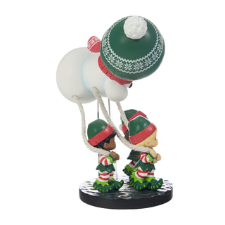 Precious Moments: Christmas Parade Snowman Balloon Figurine, 3rd in Series sparkle-castle