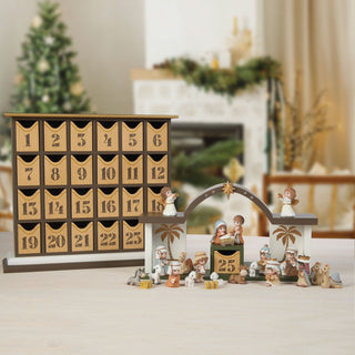 Precious Moments: Nativity Advent Calendar, Set of 25 sparkle-castle