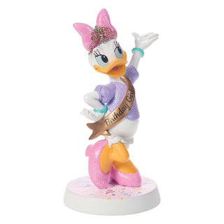 Precious Moments Disney Showcase: Daisy Duck Birthday Diva Figurine sparkle-castle
