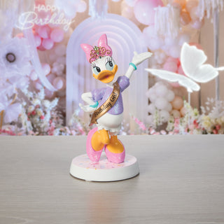 Precious Moments Disney Showcase: Daisy Duck Birthday Diva Figurine sparkle-castle