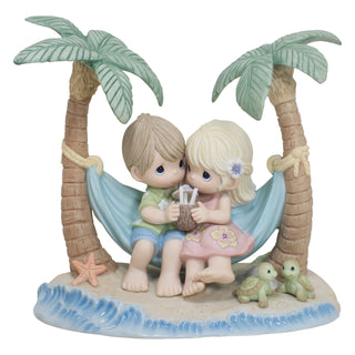 Precious Moments: Limited Edition Couple In Hammock Figurine sparkle-castle