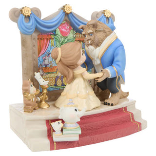Precious Moments Disney Showcase: Beauty and the Beast Limited Edition Figurine sparkle-castle