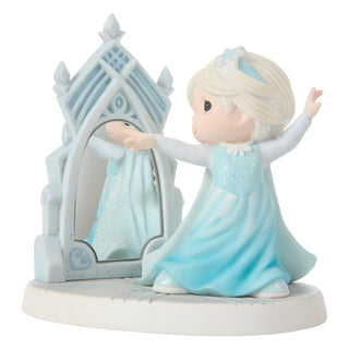 Precious Moments Disney Showcase: Elsa with Mirror Figurine