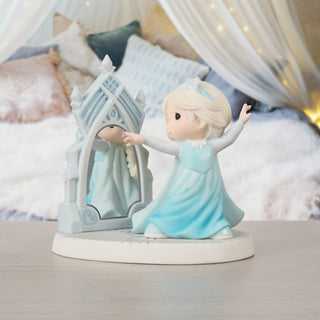 Precious Moments Disney Showcase: Elsa with Mirror Figurine