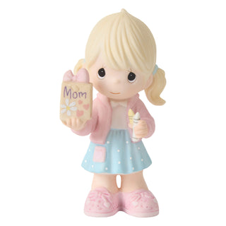 Precious Moments: Mommy's Girl with Present Figurine sparkle-castle
