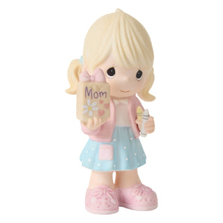 Precious Moments: Mommy's Girl with Present Figurine sparkle-castle