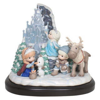 Precious Moments Disney Showcase: Frozen Masterpiece Limited Edition Figurine sparkle-castle