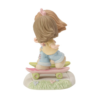 Precious Moments: Sisters Skateboarding Double Figurine sparkle-castle