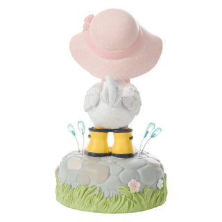Precious Moments: Summer Duck with Galoshes Musical Figurine sparkle-castle