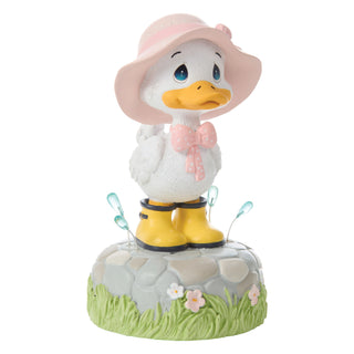 Precious Moments: Summer Duck with Galoshes Musical Figurine sparkle-castle