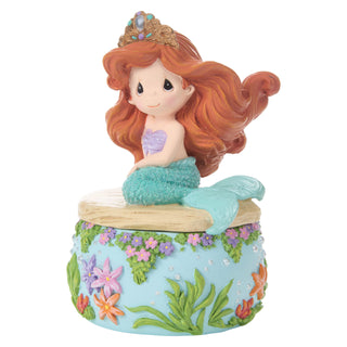 Precious Moments Disney Showcase: Ariel Trinket Box sparkle-castle