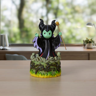 Precious Moments Disney Showcase: Maleficent Trinket Box sparkle-castle