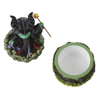 Precious Moments Disney Showcase: Maleficent Trinket Box sparkle-castle