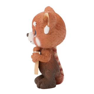 Precious Moments: Red Panda w Sign Mini Fig Figurine