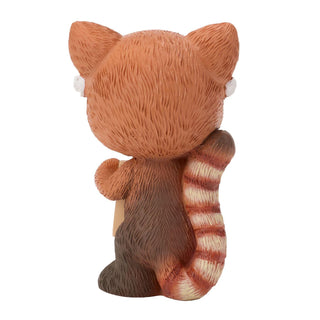 Precious Moments: Red Panda w Sign Mini Fig Figurine