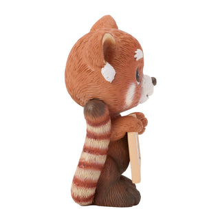 Precious Moments: Red Panda w Sign Mini Fig Figurine