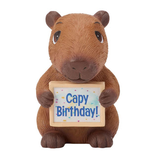 Precious Moments: Capybara w Sign MIni Figurine