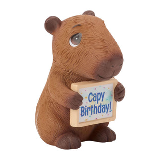 Precious Moments: Capybara w Sign MIni Figurine