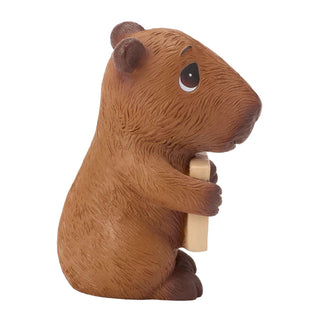 Precious Moments: Capybara w Sign MIni Figurine