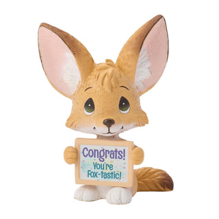 Precious Moments: Fennec Fox w Sign Mini Fig Figurine