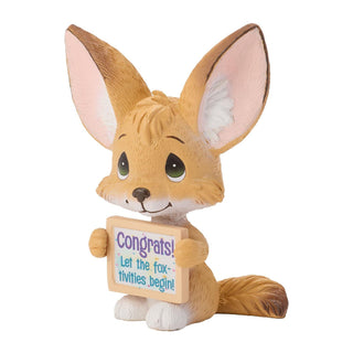 Precious Moments: Fennec Fox w Sign Mini Fig Figurine
