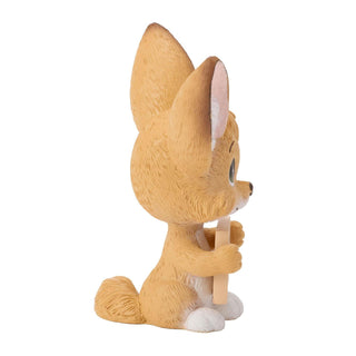 Precious Moments: Fennec Fox w Sign Mini Fig Figurine